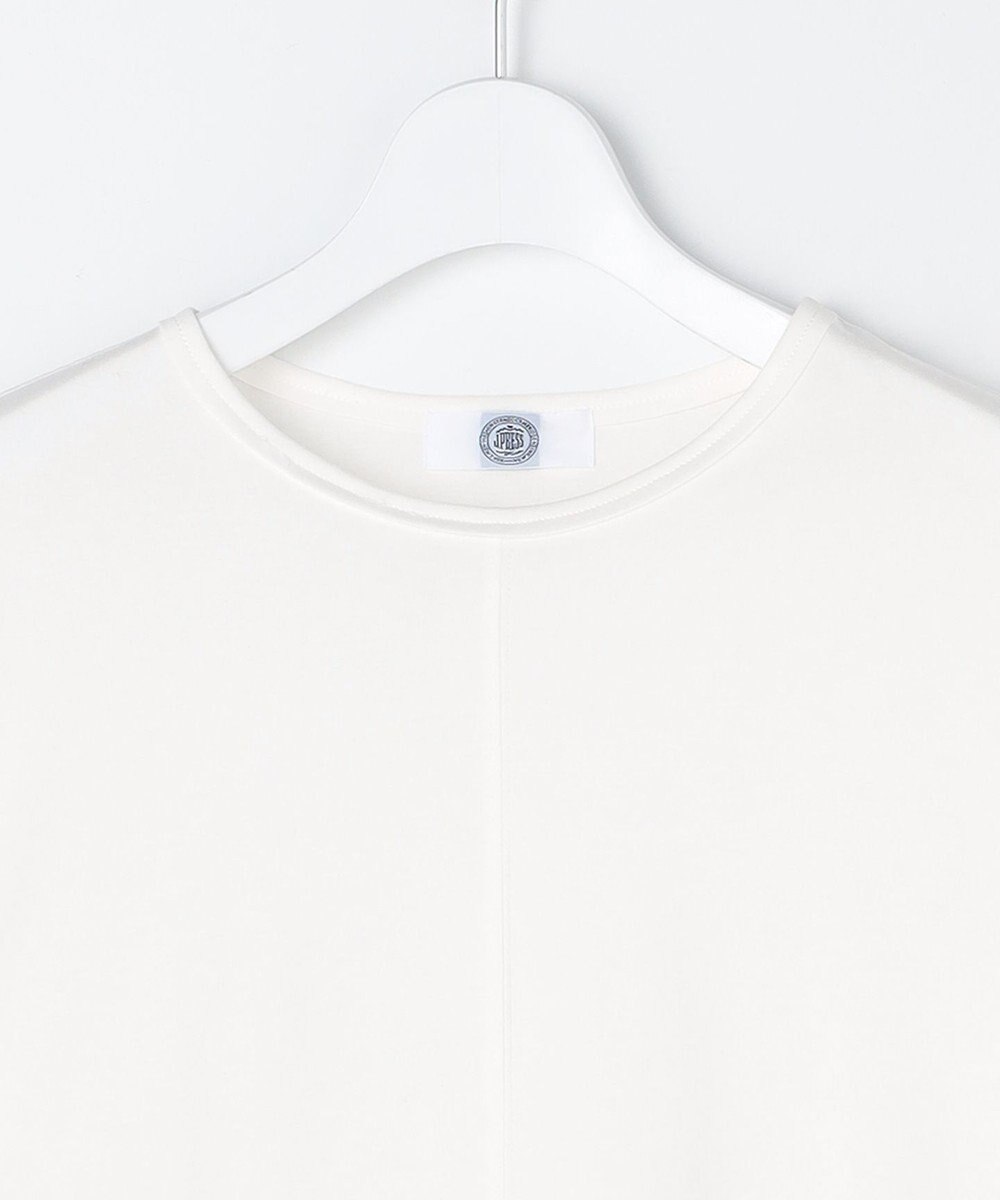 J.PRESS LADIES 【2WAY・レイヤードスタイルに】コットンスムース シャツテール カットソー 