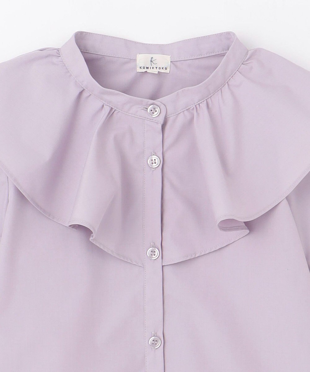 組曲 KIDS 【110-140㎝】パピヨンラッフル ブラウス 