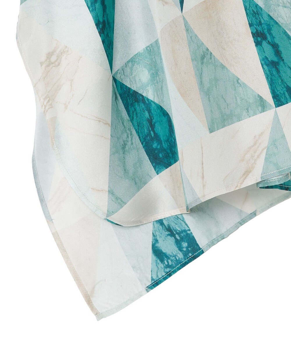 JOSEPH マーブルプリント　シルクシャツ 