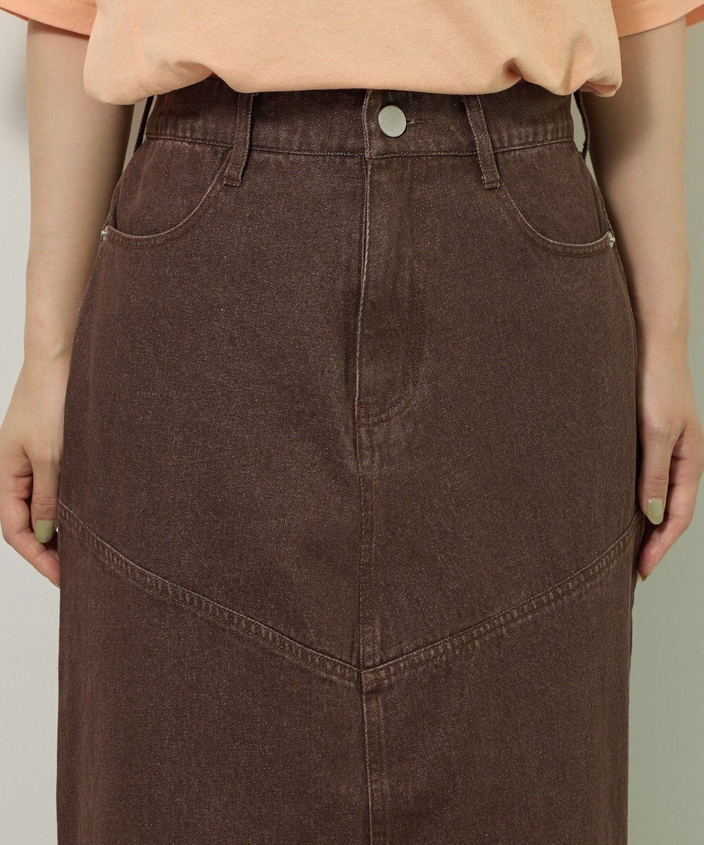 Green Parks デニムタイトロングスカート 