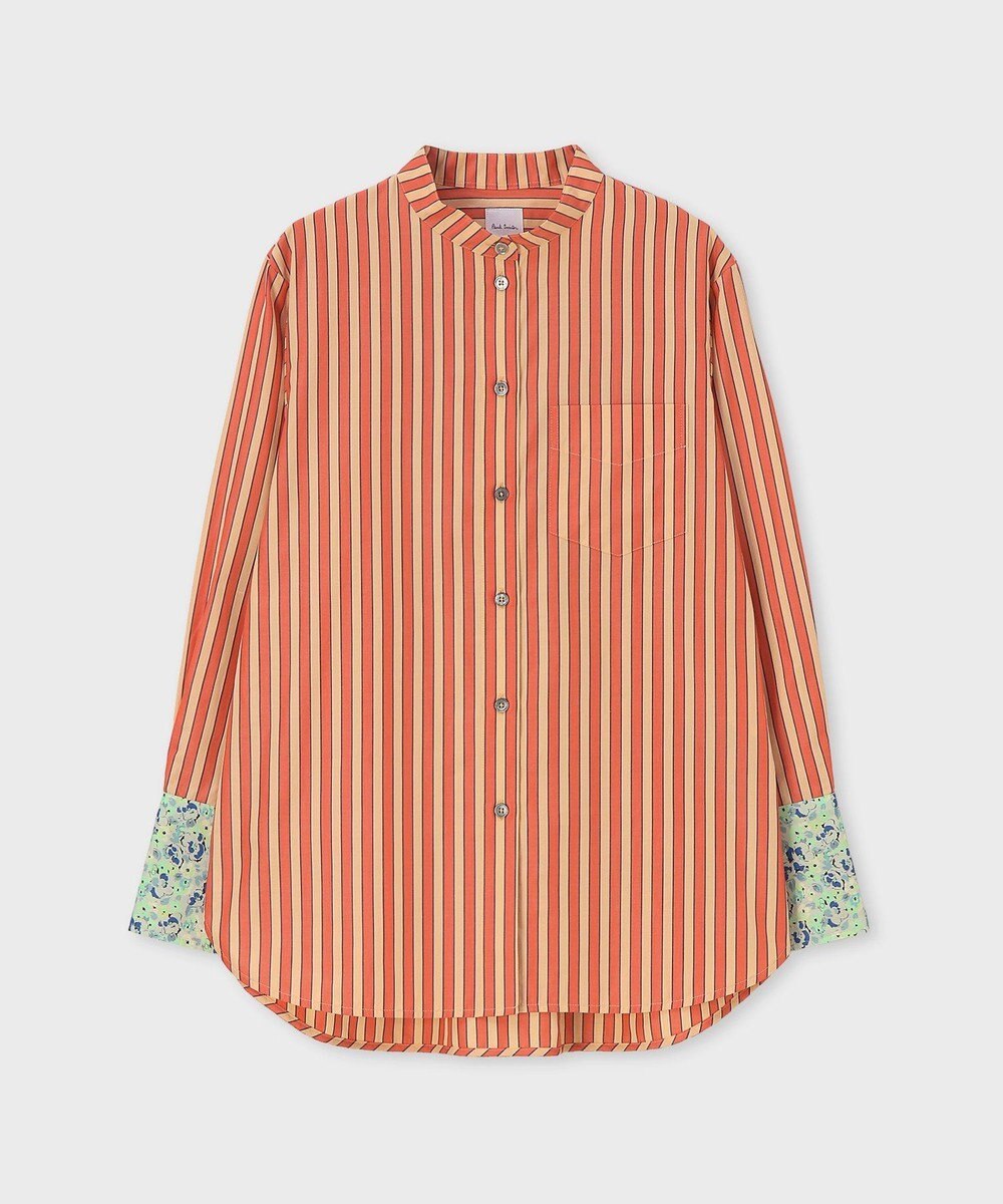 Paul Smith Garden Floral スタンドカラー 長袖シャツ 