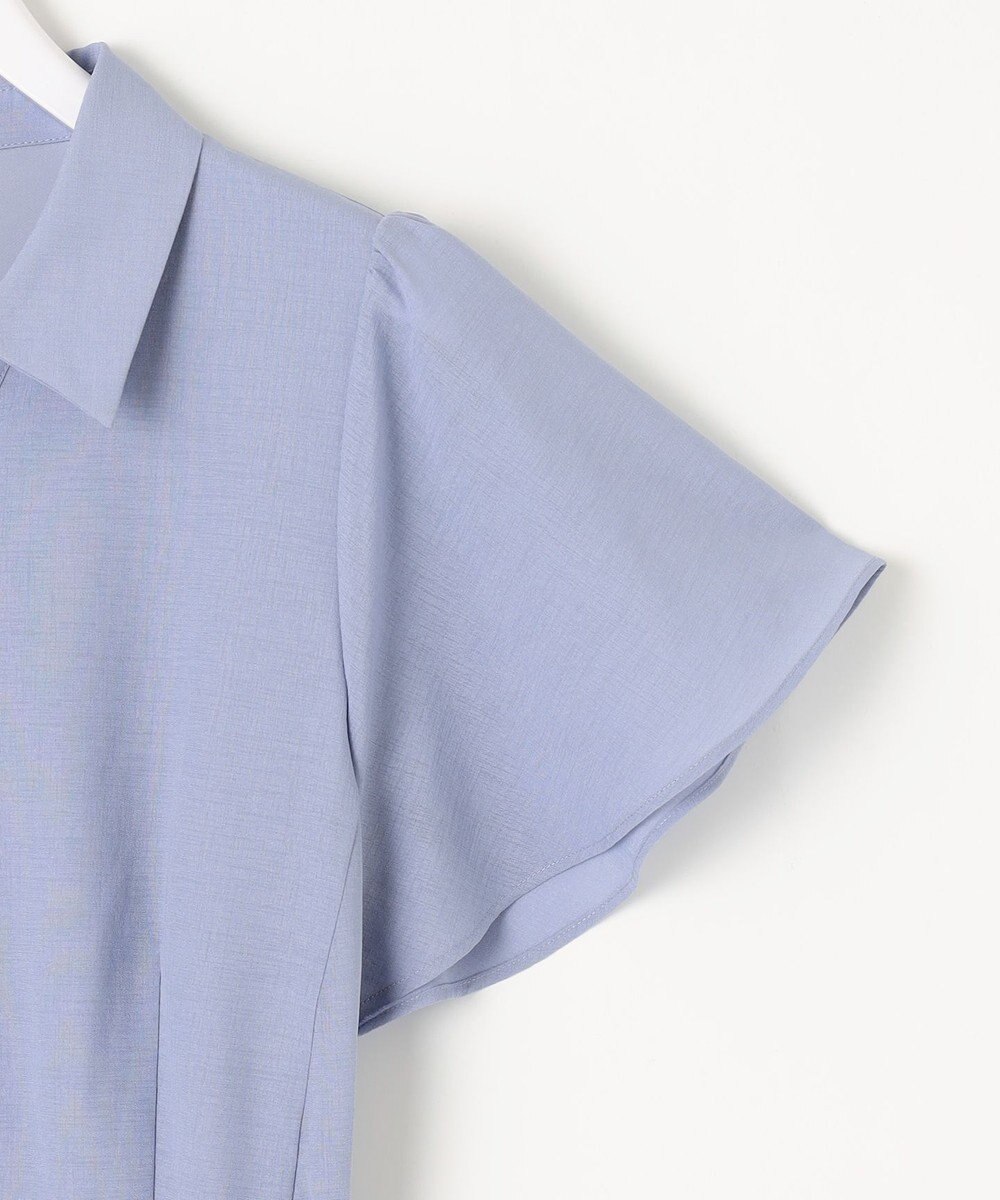 ANY SIS 【洗える】ビューティフレア シャツワンピース 