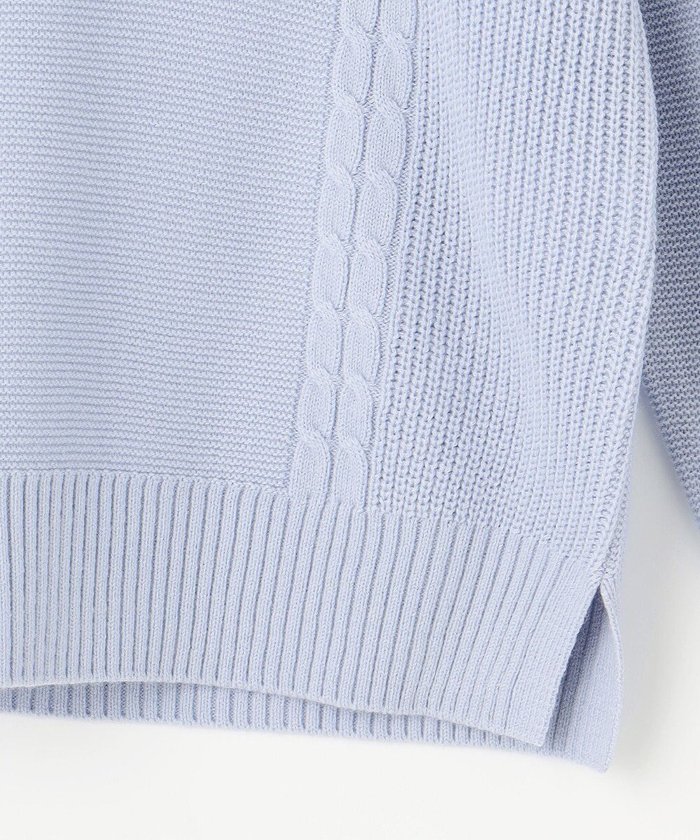 ANY SIS 【洗える】スフレボトルネック ニット 