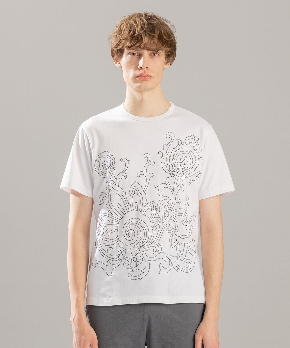 JOSEPH HOMME ペイズリーステッチ  Tシャツ 