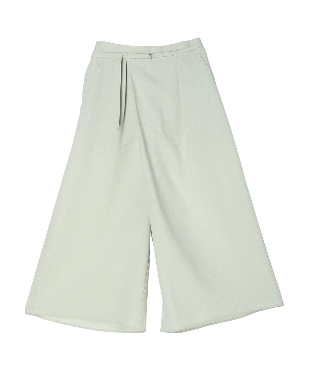 Green Parks 接触冷感　ベルト付ガウチョパンツ 