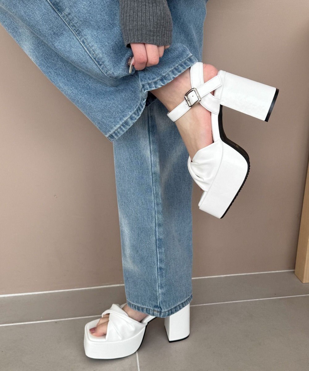 WEGO ストーム付きクロスヒールサンダル 