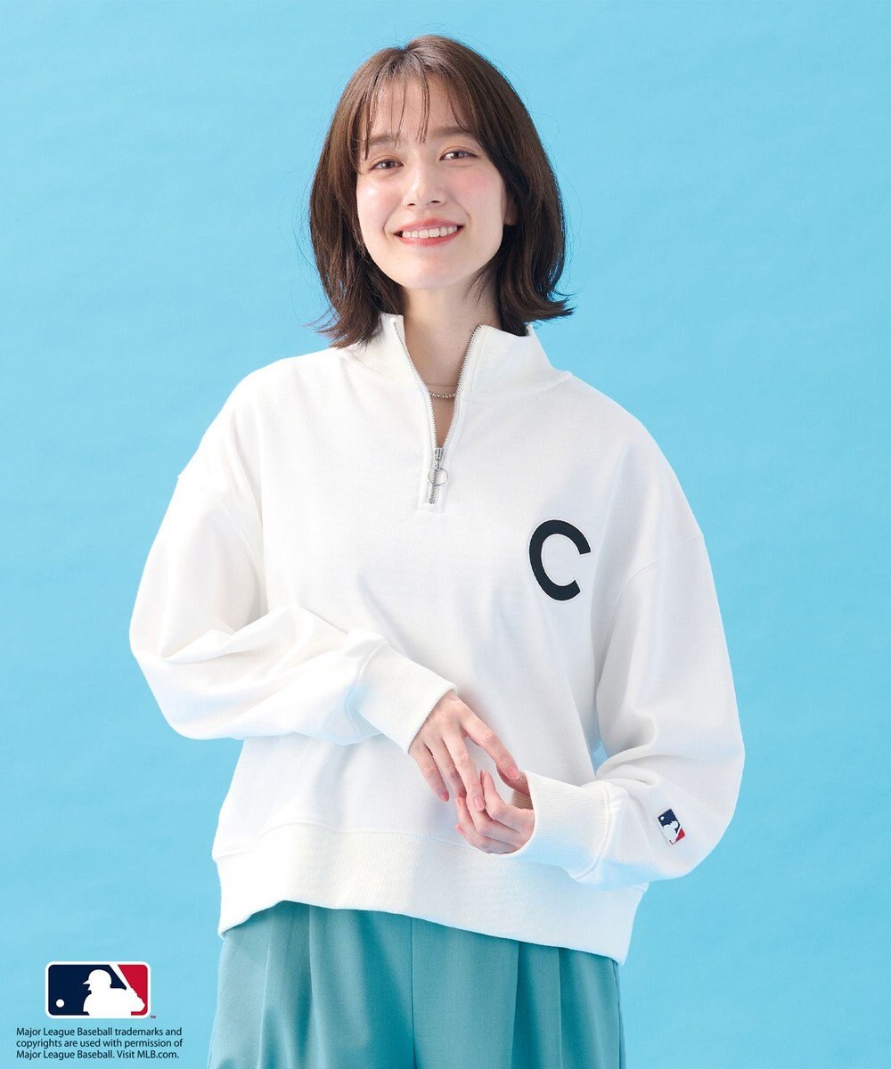 ANY L 【洗濯機可/UVケア】MLB/メジャーリーグベースボール ジップスウェット 