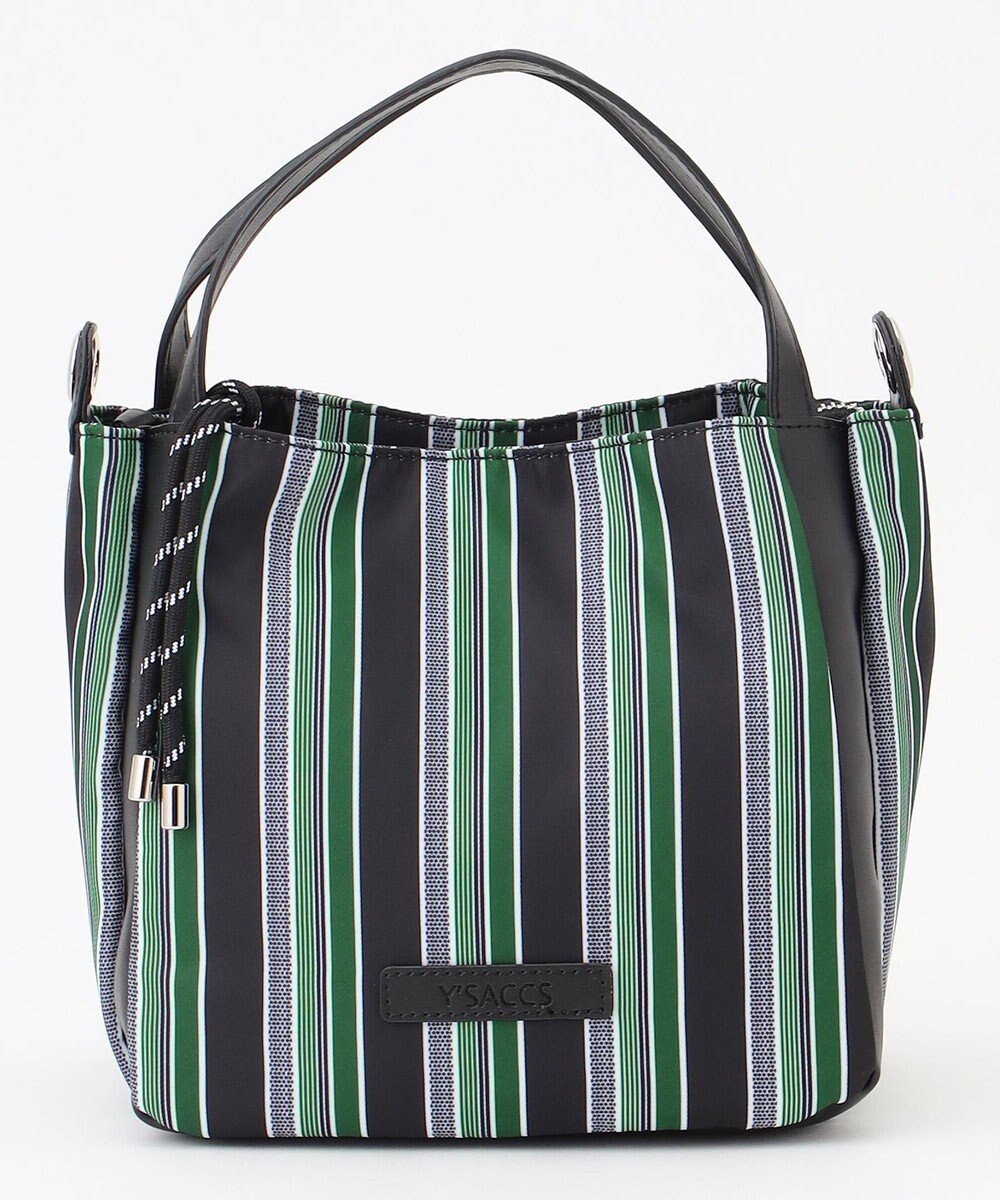 Y'SACCS マルチストライプ すっきりトート Sサイズ 