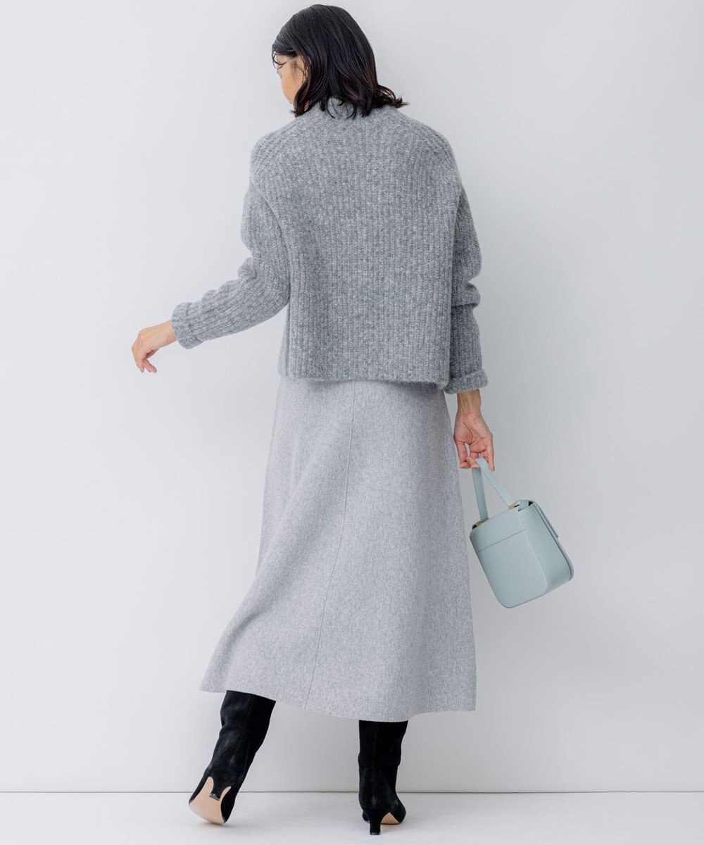 23区 【滝沢眞規子さん着用/洗える】ウールカシミヤ ニットスカート 