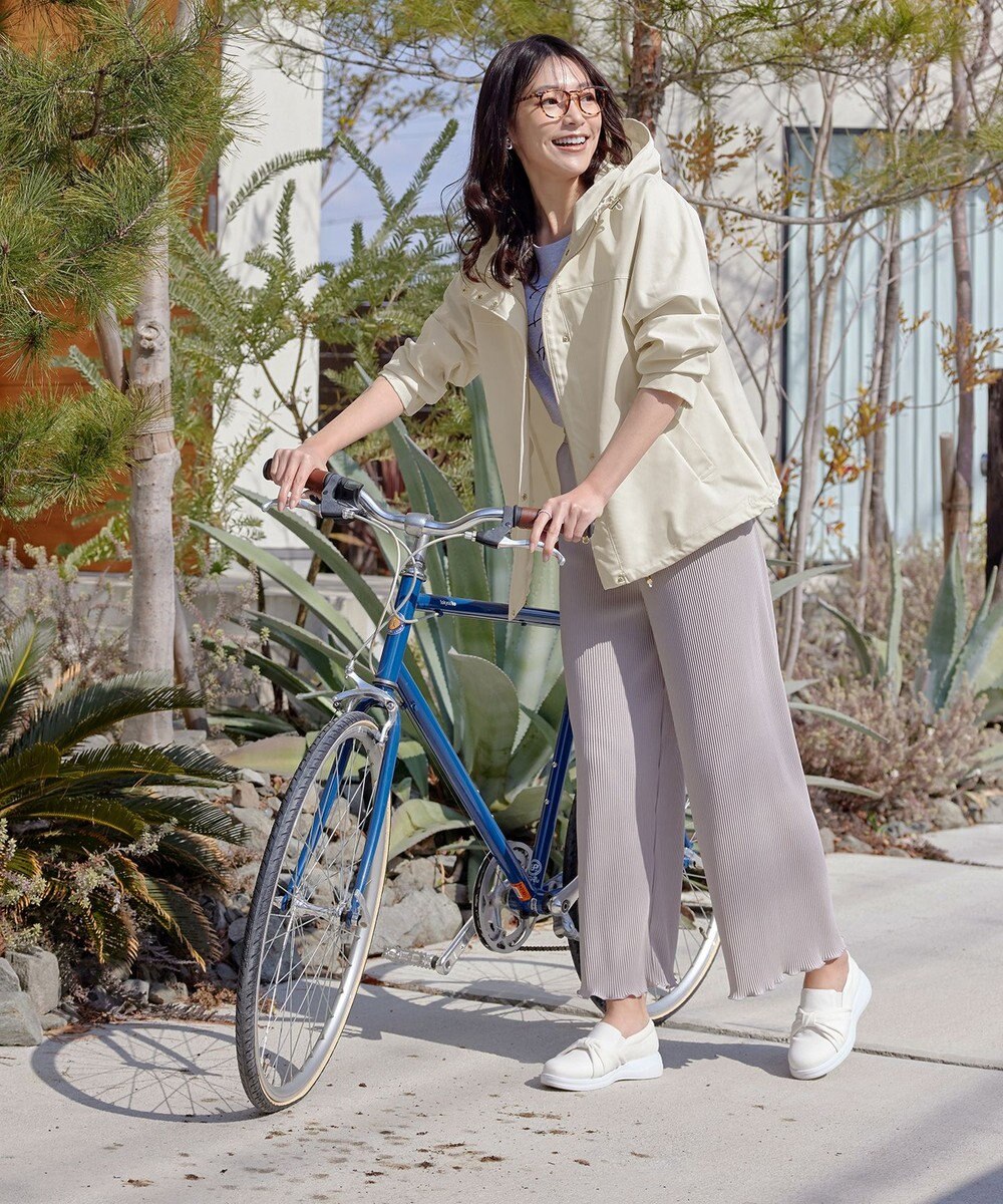 Tiaclasse 【安田美沙子さん着用】キャンバスリボンスリッポン 