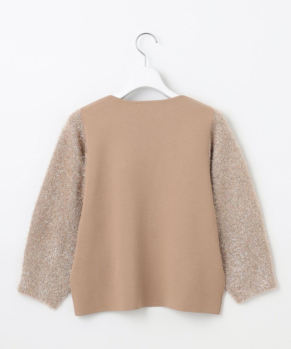 自由区 L 【洗える】フェザーラメ ニット 