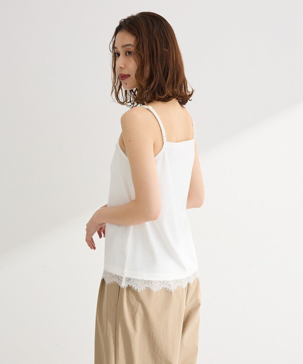 Green Parks ヒゲレーススクエアキャミソール 