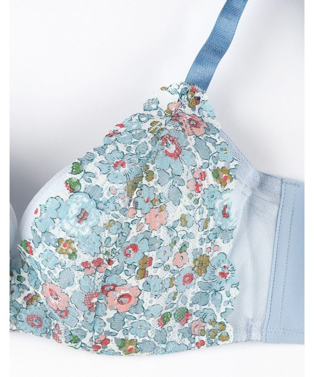 une nana cool MADE WITH LIBERTY FABRIC さあわたし レース 脇高ブラジャー 