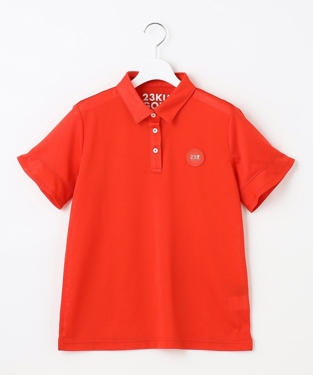 23区GOLF 盛夏対応のマルチ機能【接触冷感・UVケア・吸水速乾】【WOMEN】 カノコシャツ 