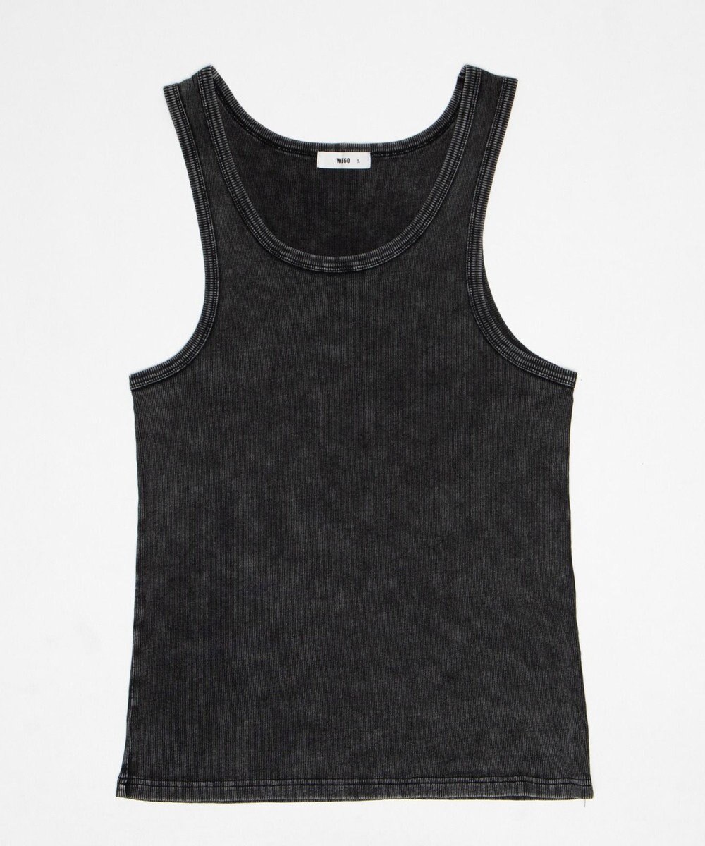 WEGO コットンリブタンクトップ 