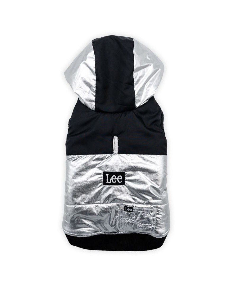 PET PARADISE Lee フード付 綿入れベスト 《シルバー》 中型犬 大型犬 