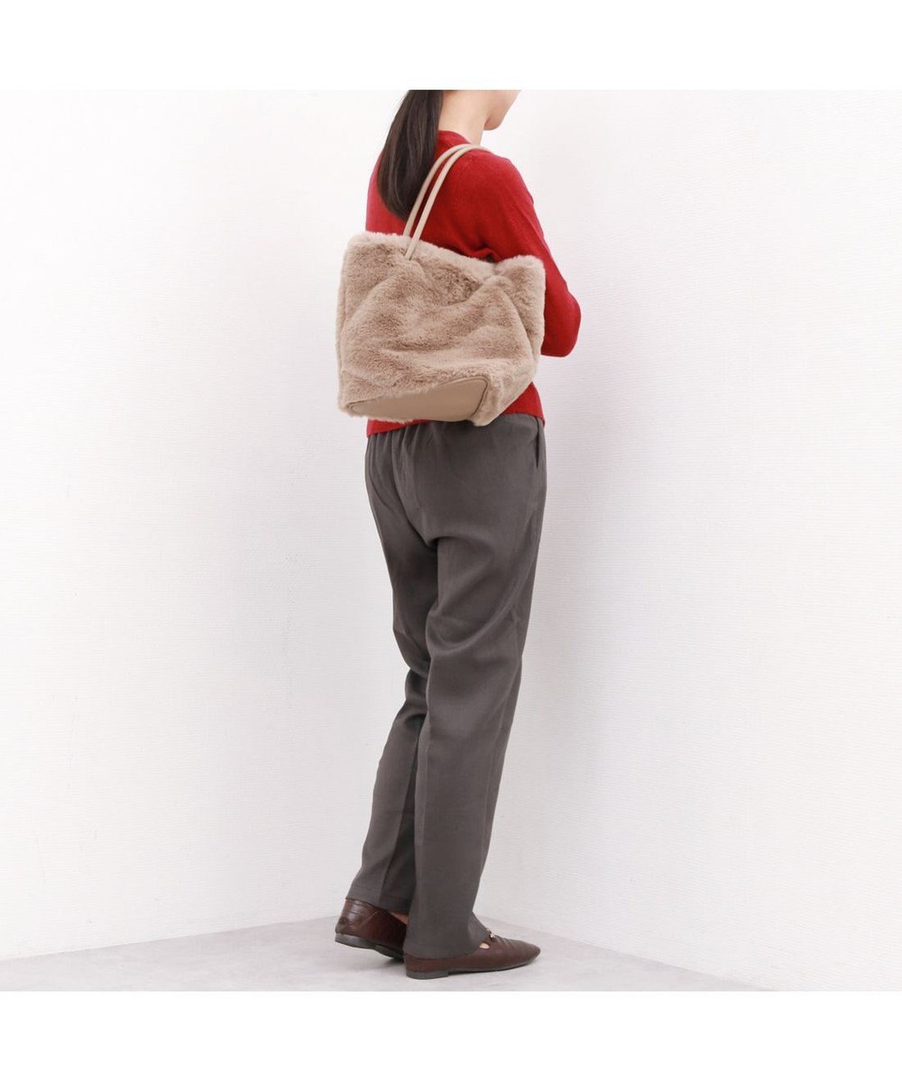 UNBILLION カシュカシュ cachecache / フェイクラビットハトメトートバッグ 