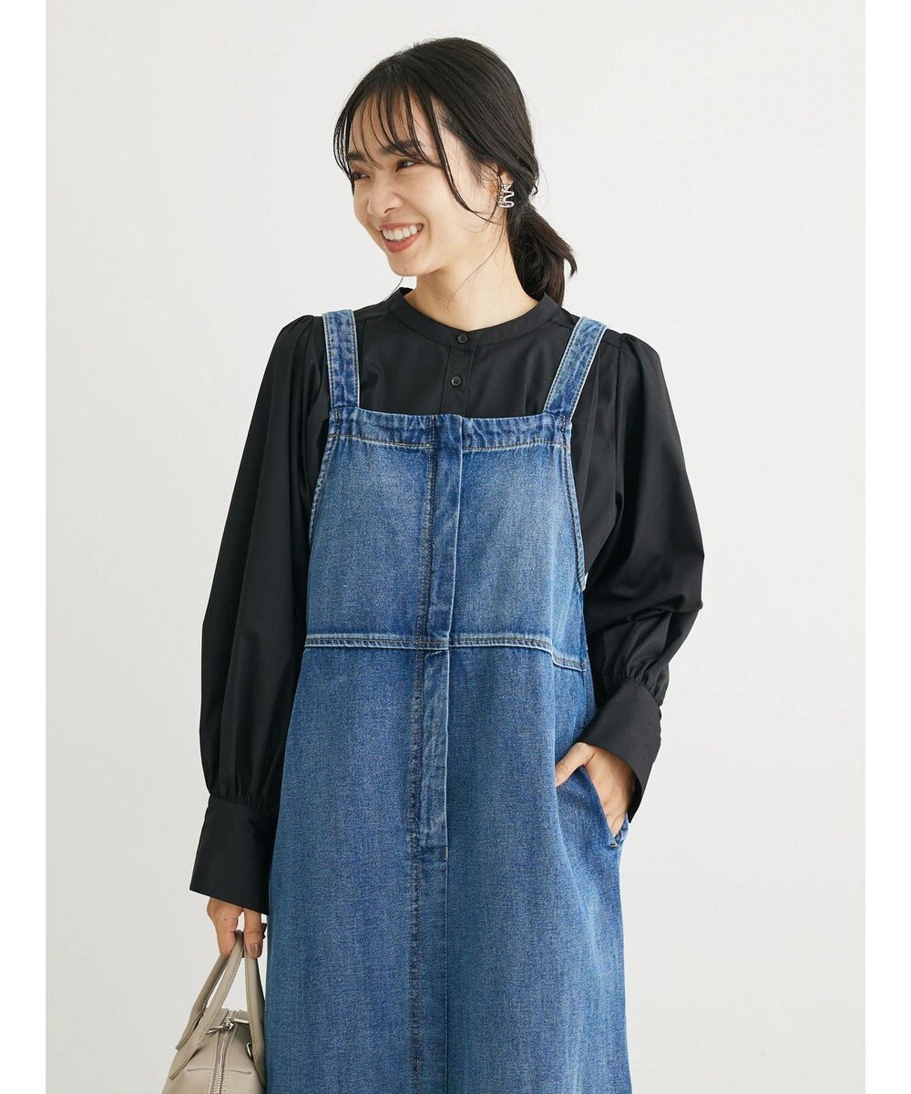 Green Parks ・ＳＵＧＡＲ　ＳＰＯＯＮ　カラーデニムジャンスカ 