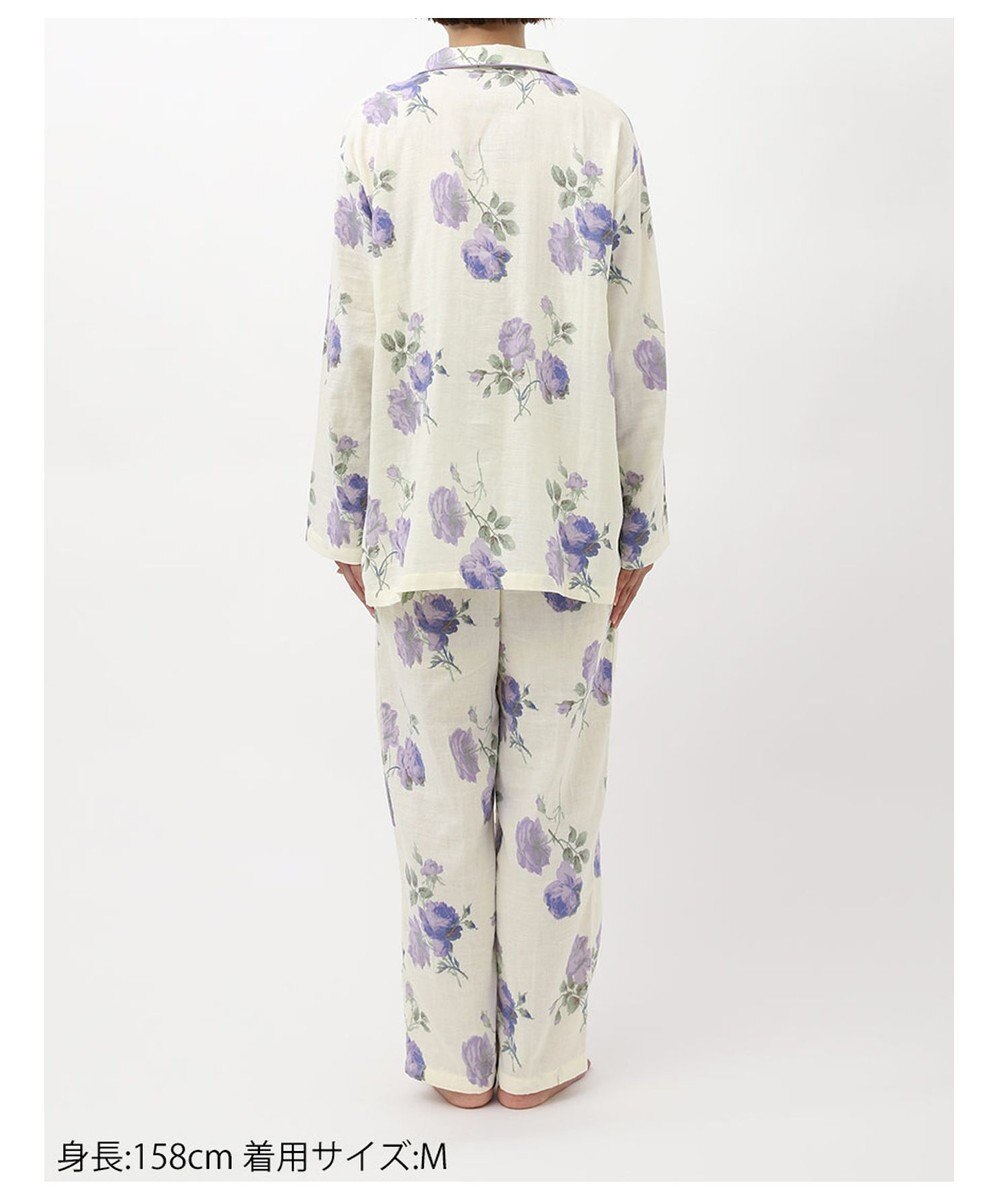 Wing パジャマ 長袖 長ズボン 綿100%(本体) 二重ガーゼ レディース EP5073 ウイング／ワコール 