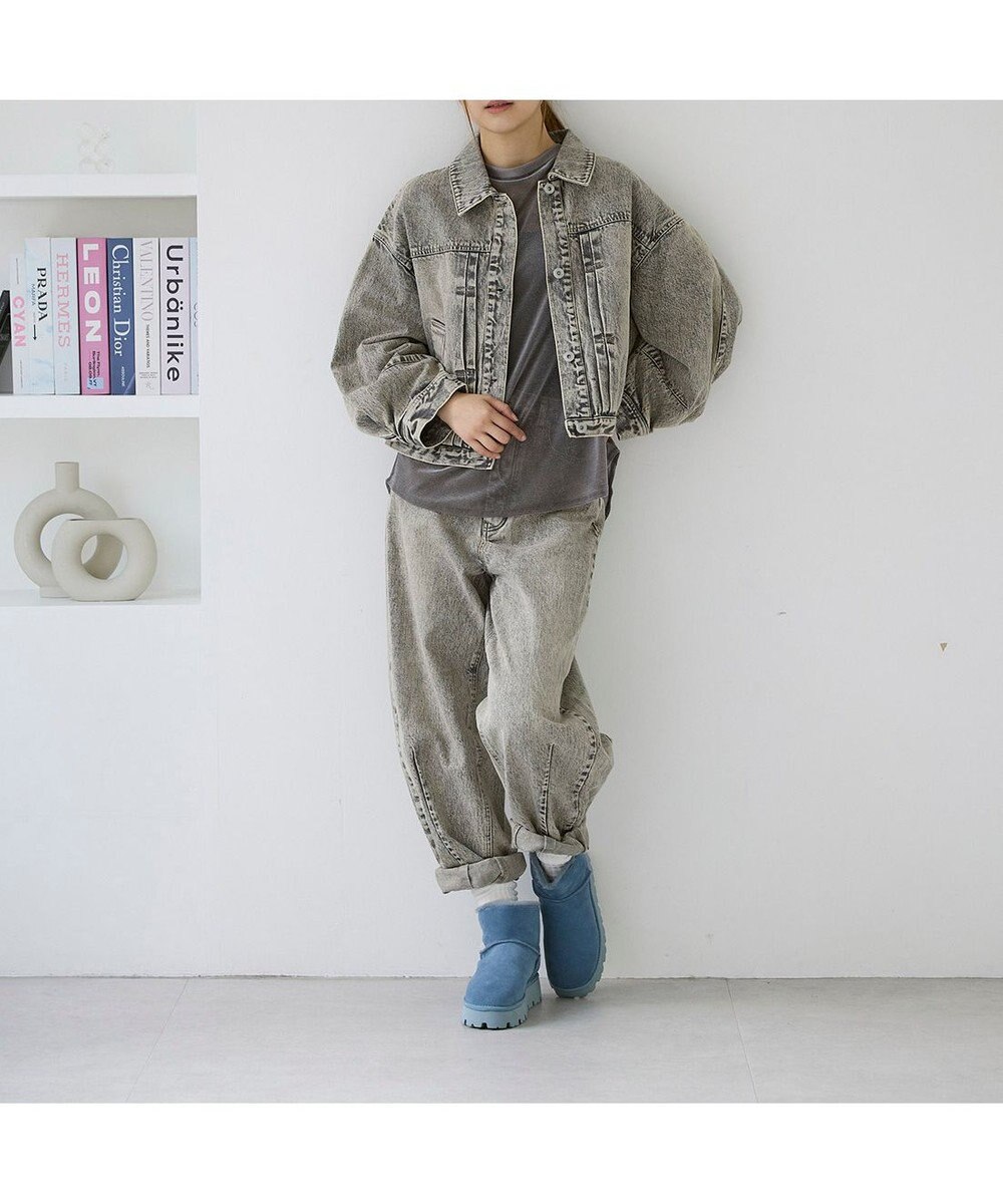 MODE ET JACOMO <carino>本革ムートンショートブーツ 