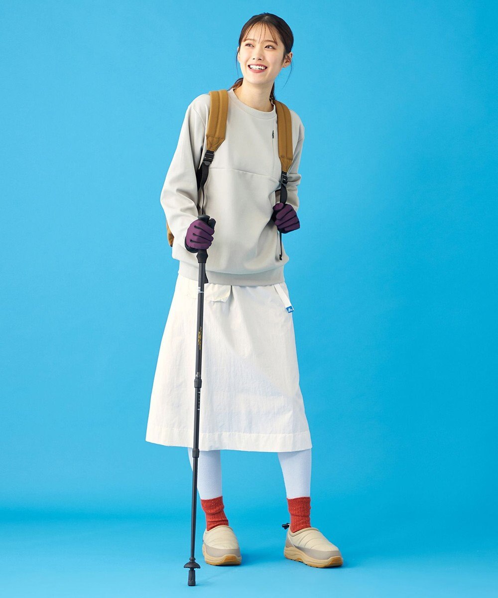 SHARE PARK LADIES 【UVカット・吸水速乾・ストレッチ・軽量・アンチピリング 】ダンボールクルーネックスウェット（S・Mサイズ） 