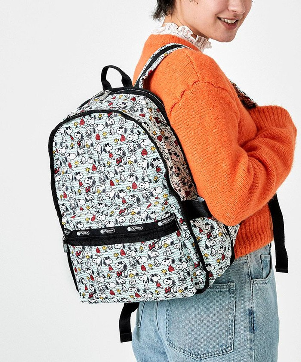 LeSportsac ROUTE BACKPACK/スヌーピー&ウッドストック スヌーピー&ウッドストック
