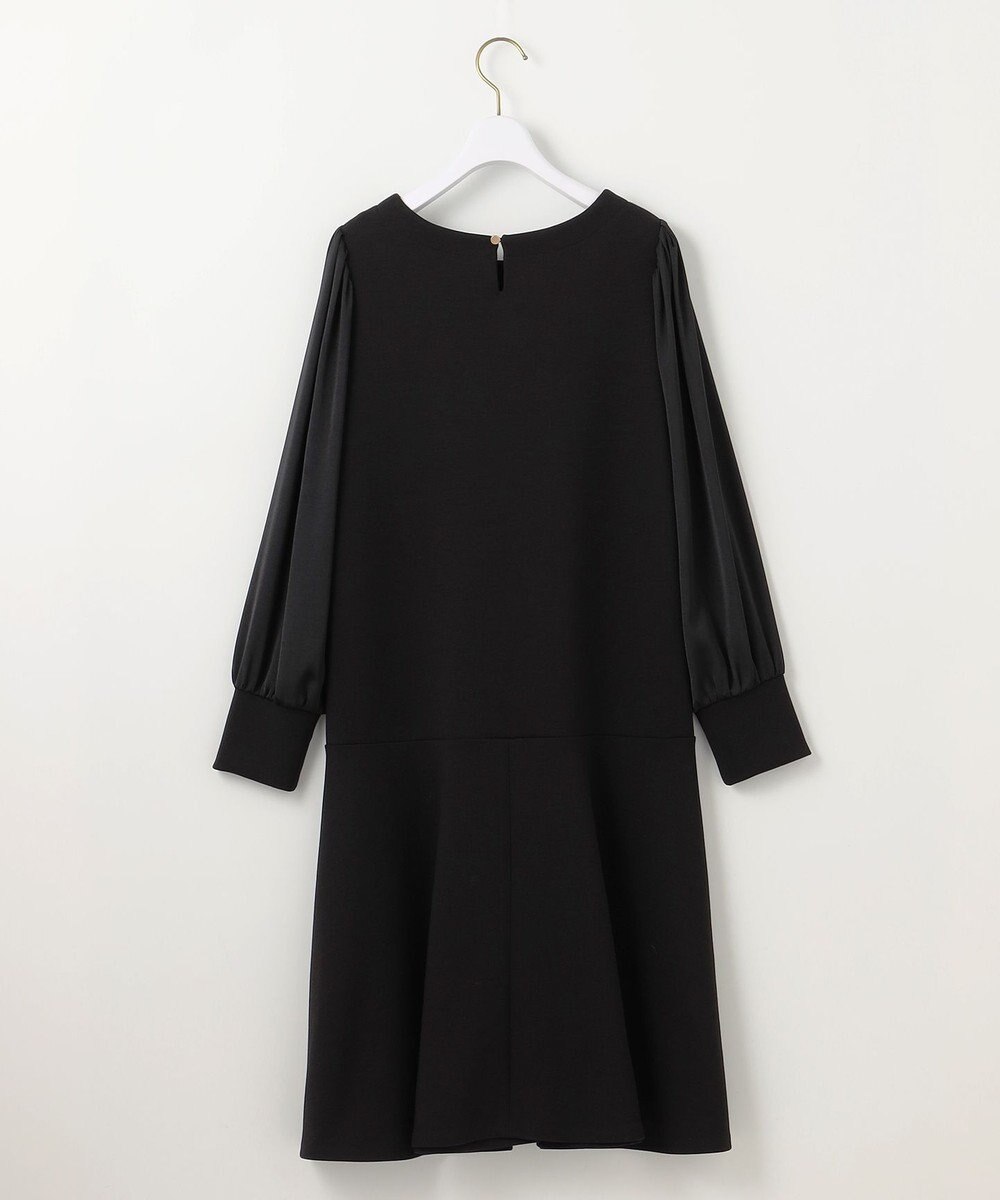 ANY SIS 【洗える】サテンコンビダンボール ワンピース 