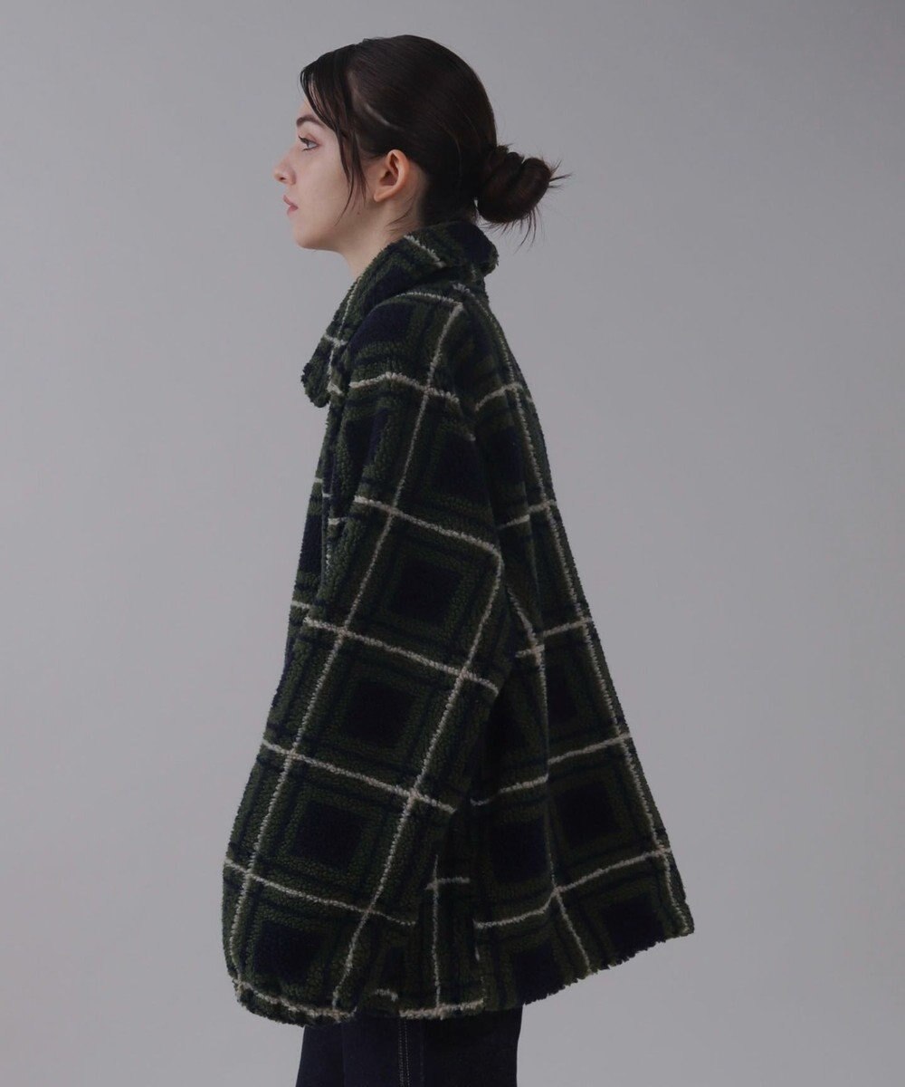 WEGO 【ユニセックス着用ITEM】ボアチェックブルゾン 