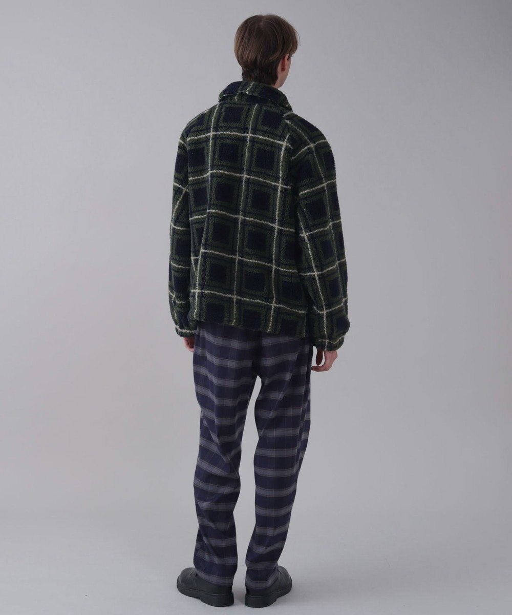 WEGO 【ユニセックス着用ITEM】ボアチェックブルゾン 