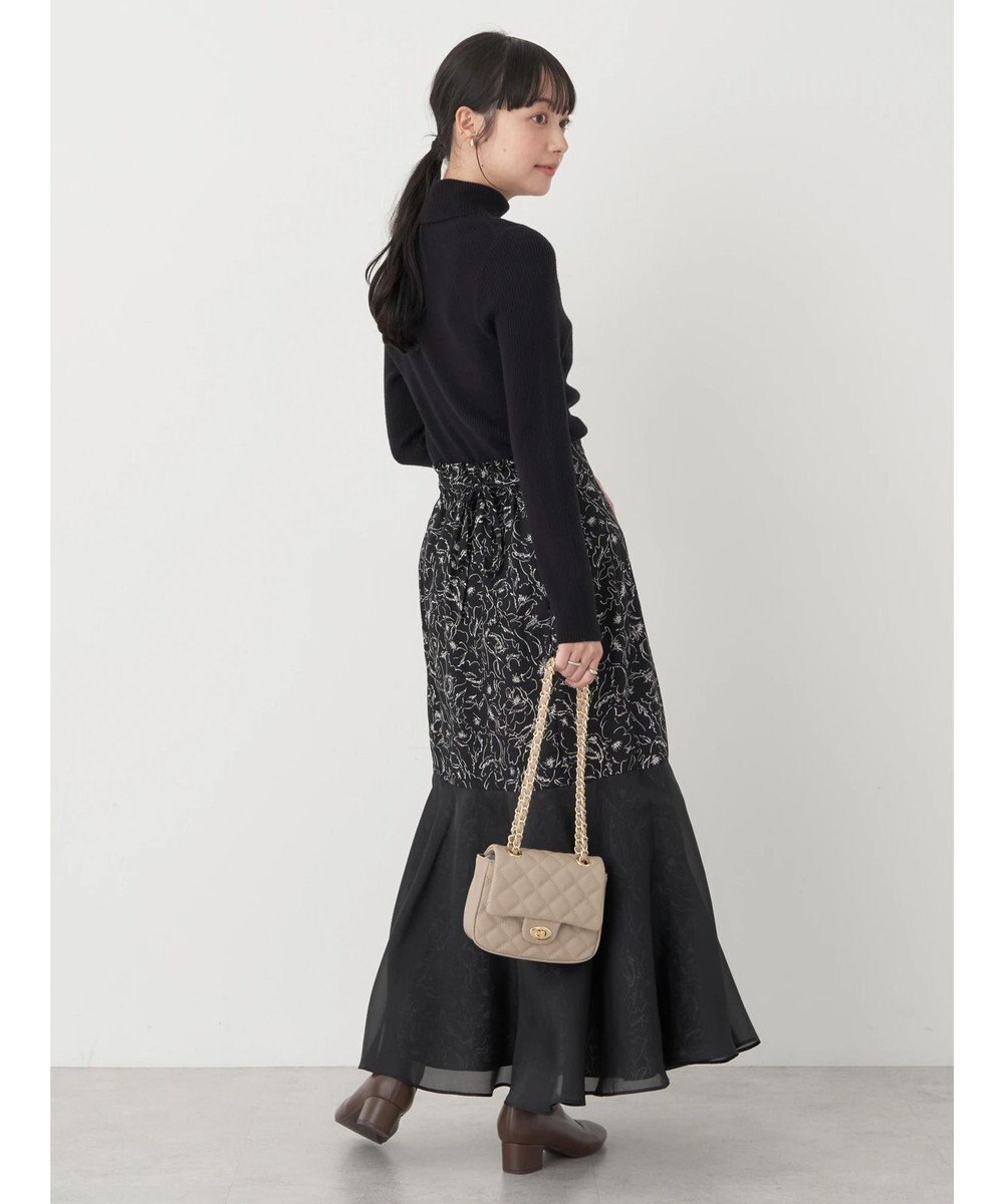 earth music&ecology 切替フラワースカート 