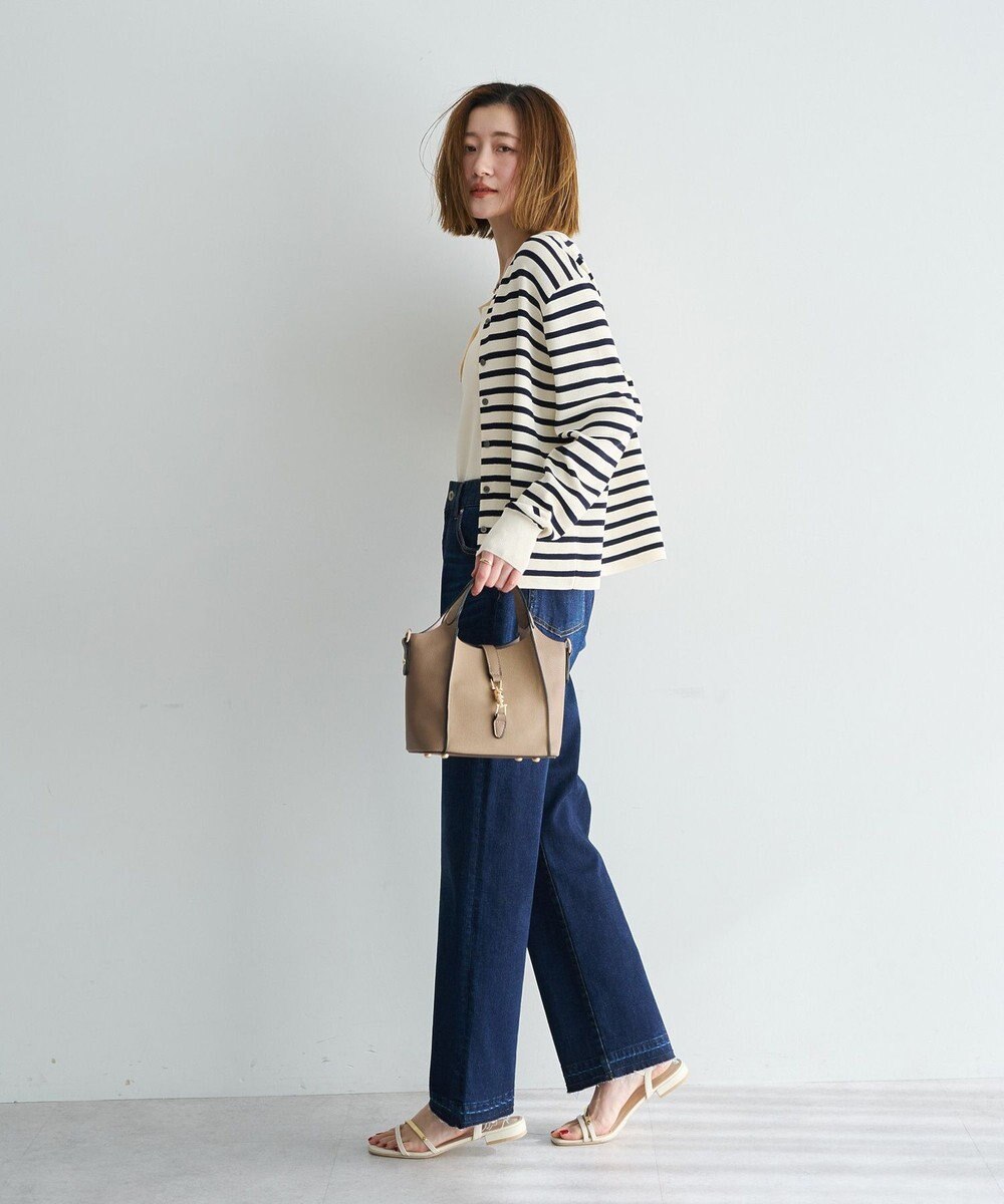 YECCA VECCA カットオフストレッチデニムパンツ 