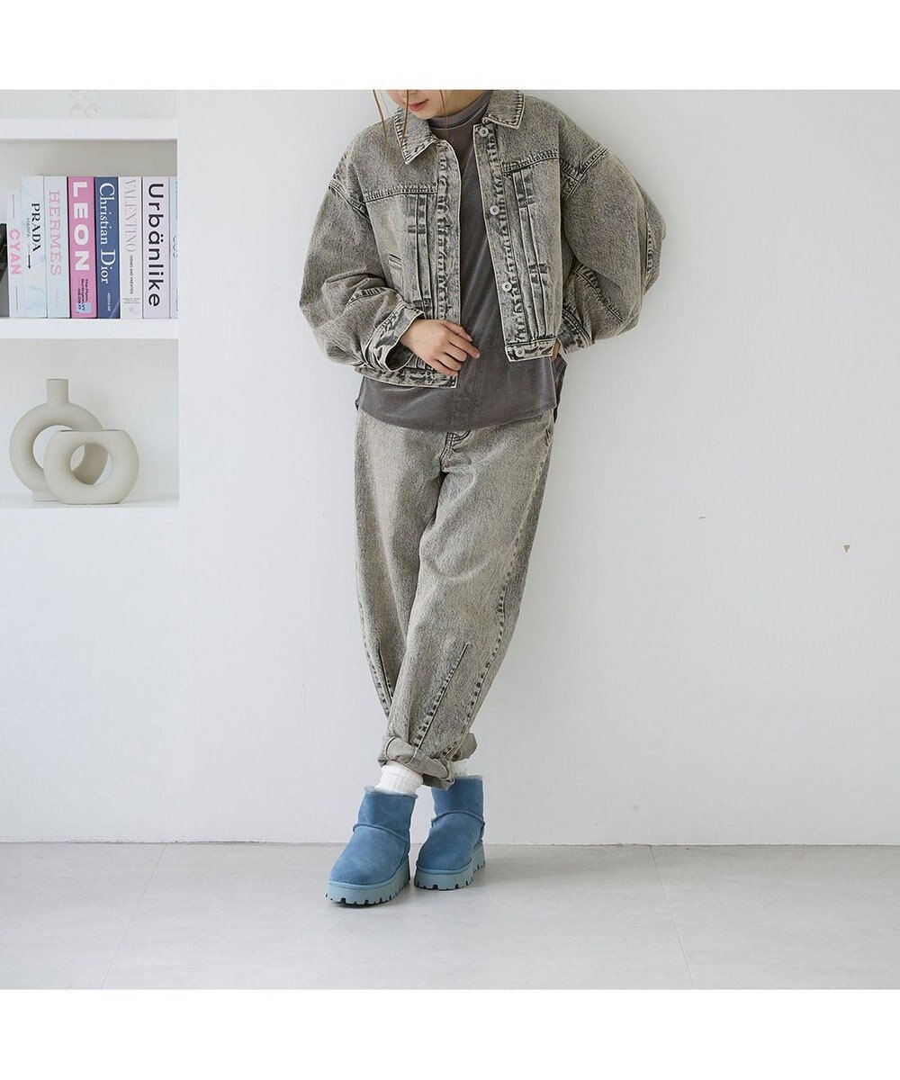 MODE ET JACOMO <carino>本革ムートンショートブーツ 