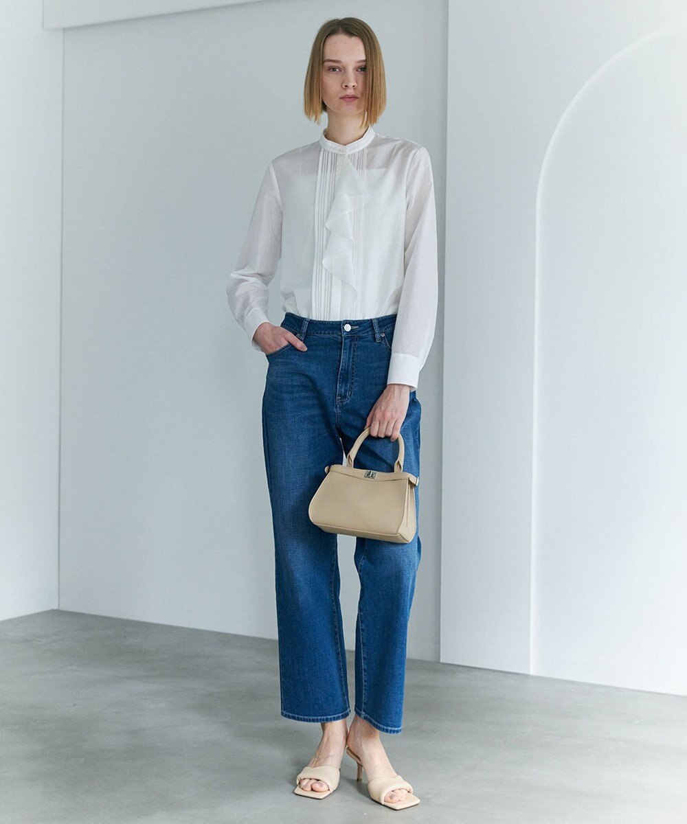 ICB 【2WAY】 セシェシルキーローン ラッフルブラウス 