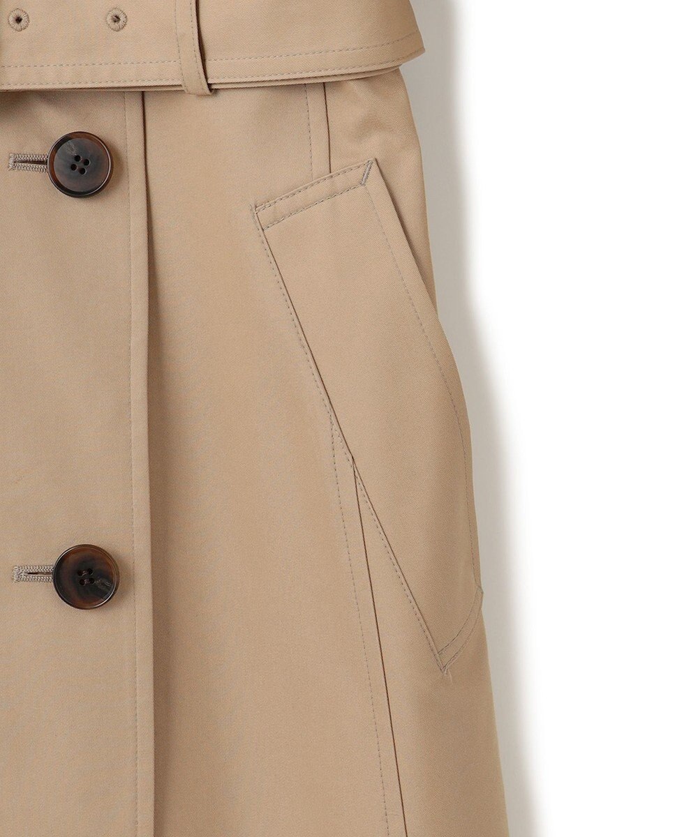 23区 【撥水加工】エアータンブラー TCギャバジン ロング トレンチコート 