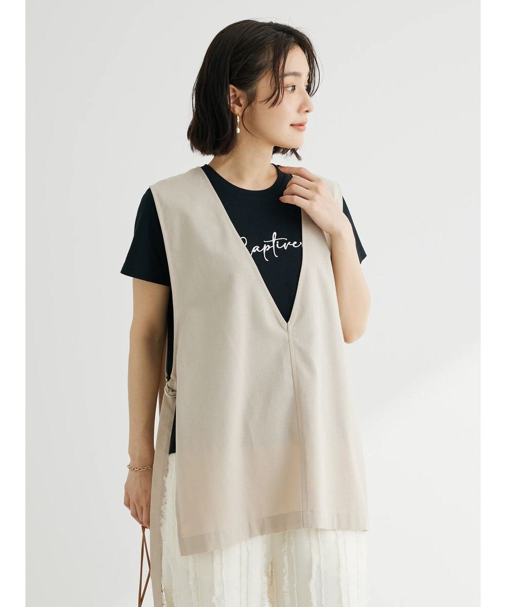 Green Parks ・Ｐｅｔｉｔ　Ｆｌｅｕｒ　ロゴ刺繍Ｔシャツ 