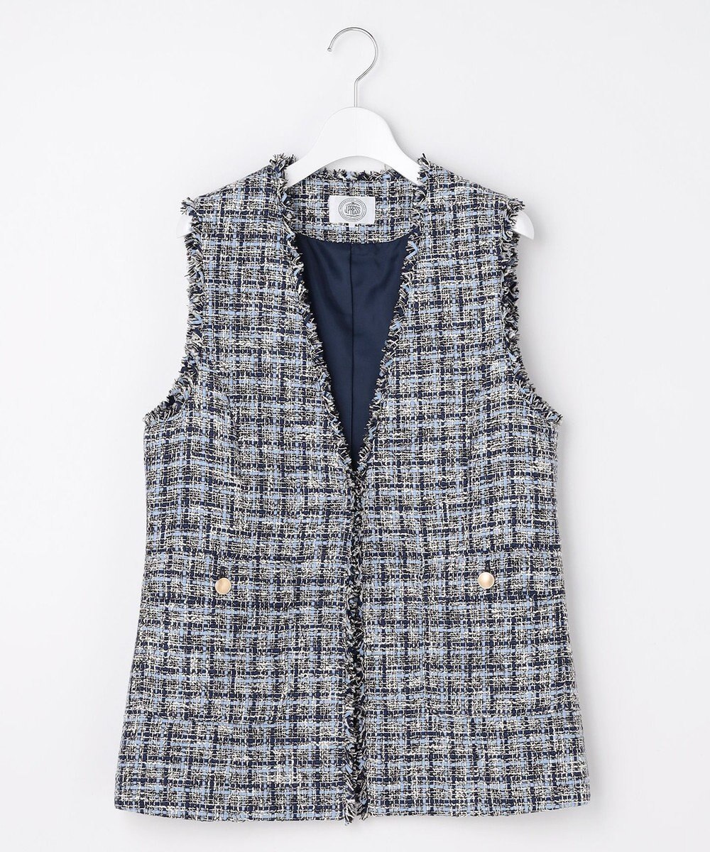J.PRESS LADIES L ファニーツイード ジレ 