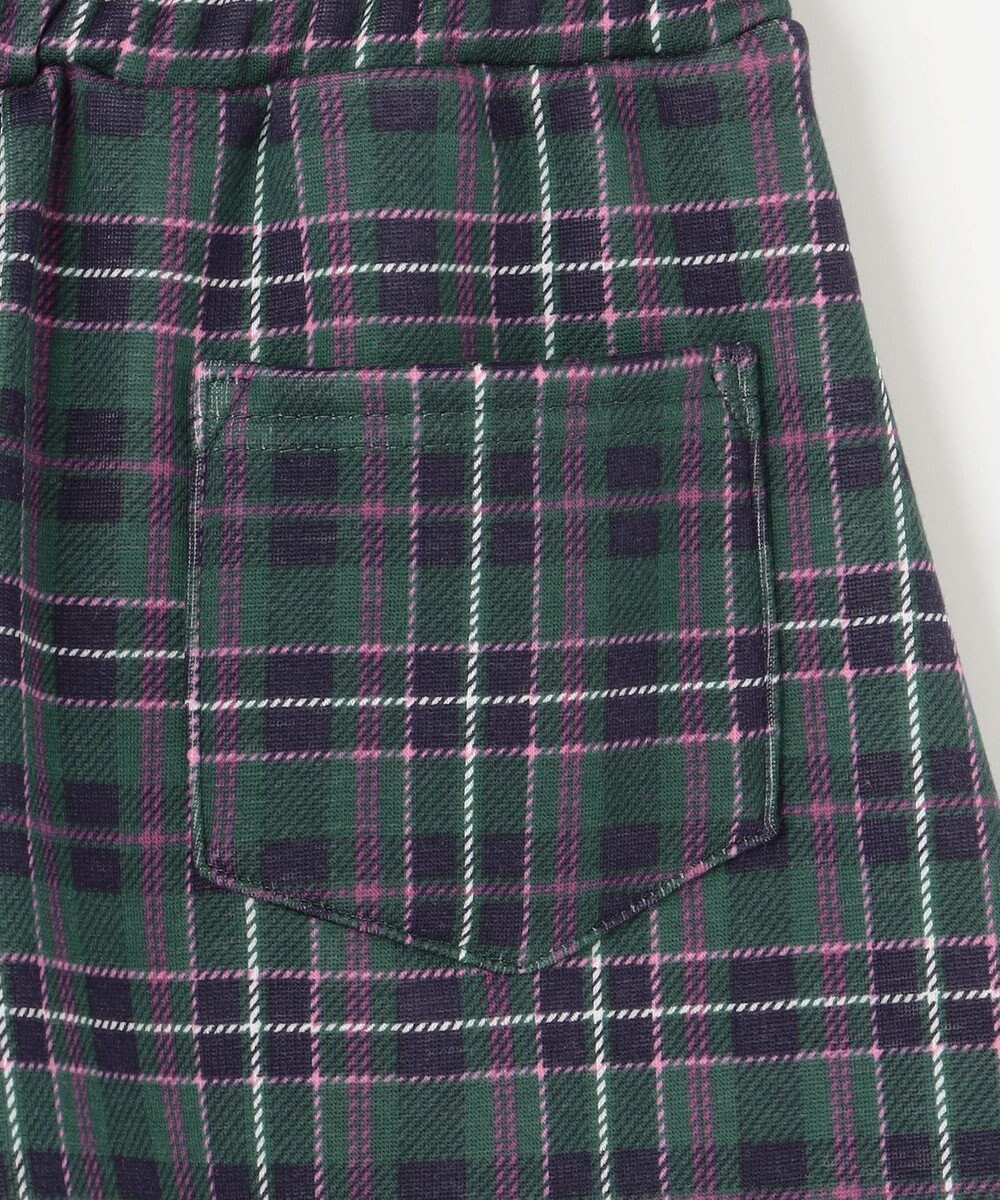 ANY KIDS 裏シャギーチェックショートパンツ 