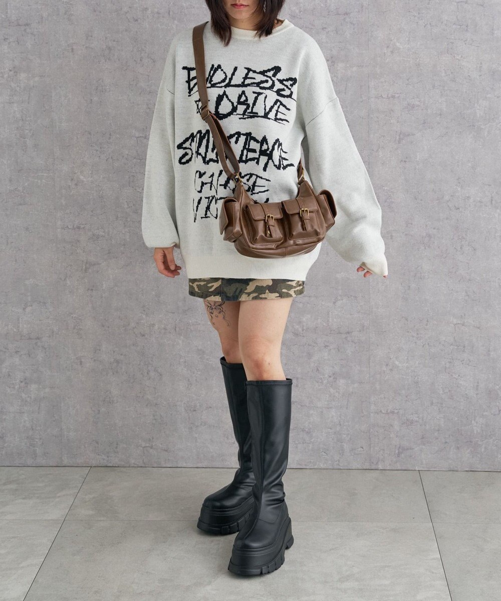 WEGO 金具デザインポケットショルダー 