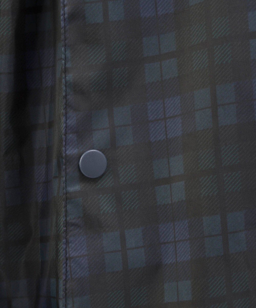 MOONBAT FLAT PURE レインコート チェック柄 リュック対応 ユニセックス 収納袋付き 