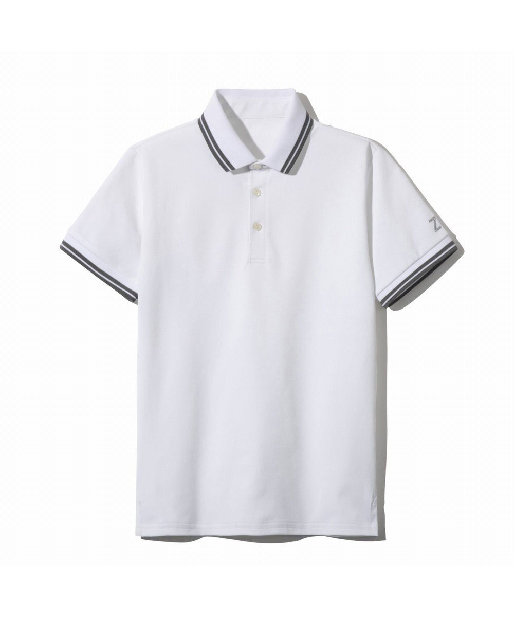 ZERO HALLIBURTON 【吸水速乾・UVケア】 ダブルラインベーシック鹿の子ポロシャツ ZHG-W5S4a 82977 