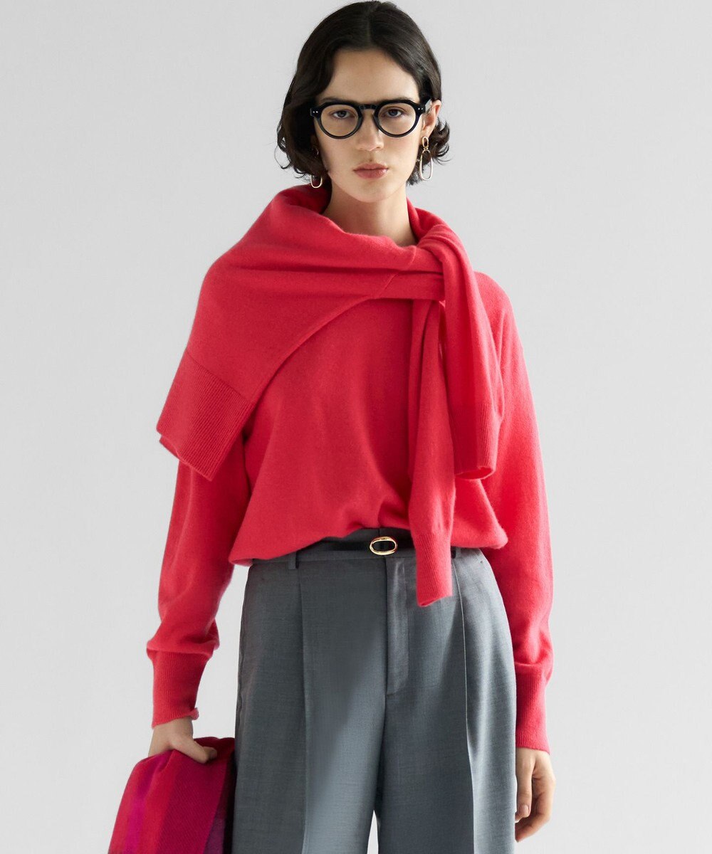 23区 S 【見上愛さん着用/Oggi・STORY掲載】ピュアカシミヤ クルーネック ニット 