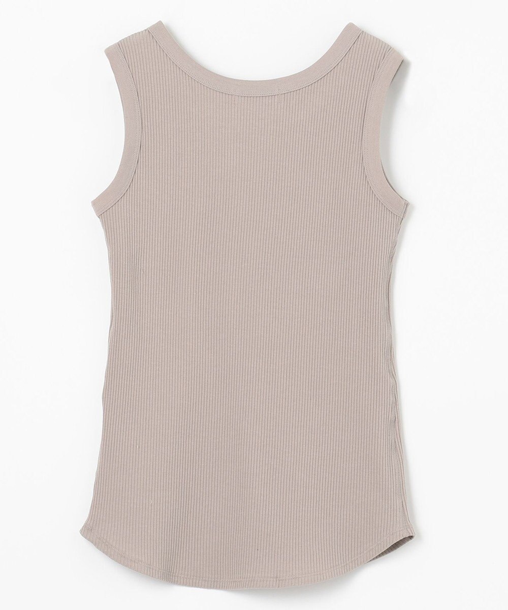 ANY L リブタンクトップ 