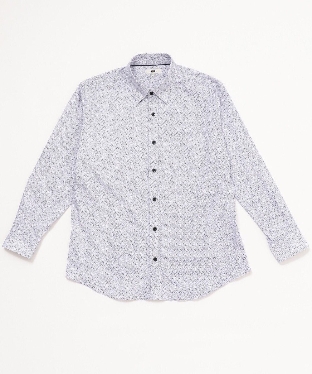 JOSEPH ABBOUD 【キングサイズ】コンパクトジャージープリント シャツ 