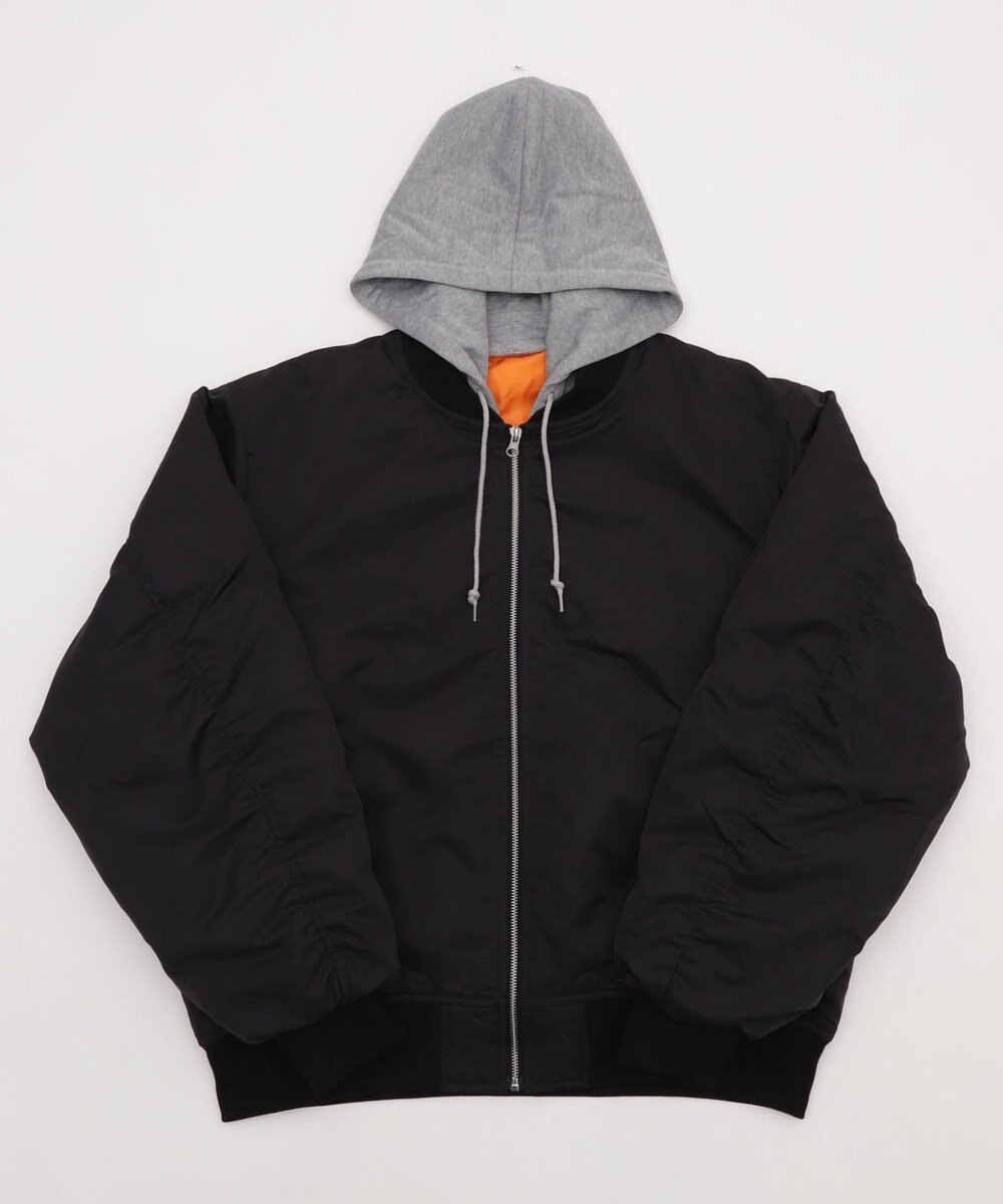 WEGO 【ユニセックス着用ITEM】2WAYフードパファーMA－1 