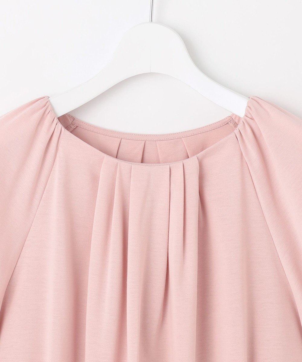 J.PRESS LADIES 【WEB限定・洗える・接触冷感】バルーンジャージー カットソー 