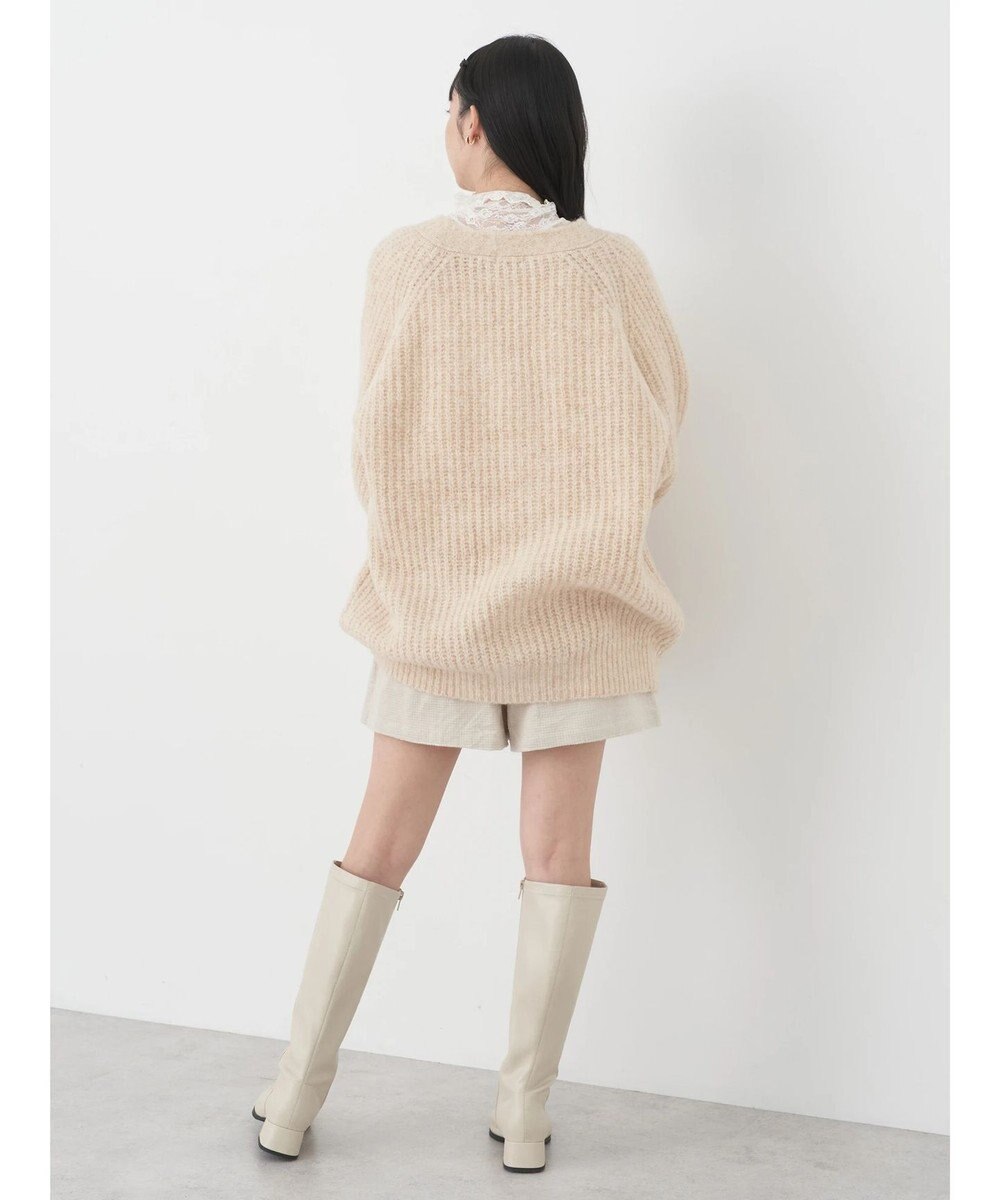 earth music&ecology フワフワＭＩＸヤーンカーディガン 