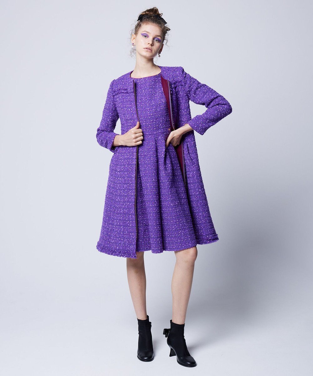 TOCCA 【消臭】SWEET TWINKLE ツイードコート 