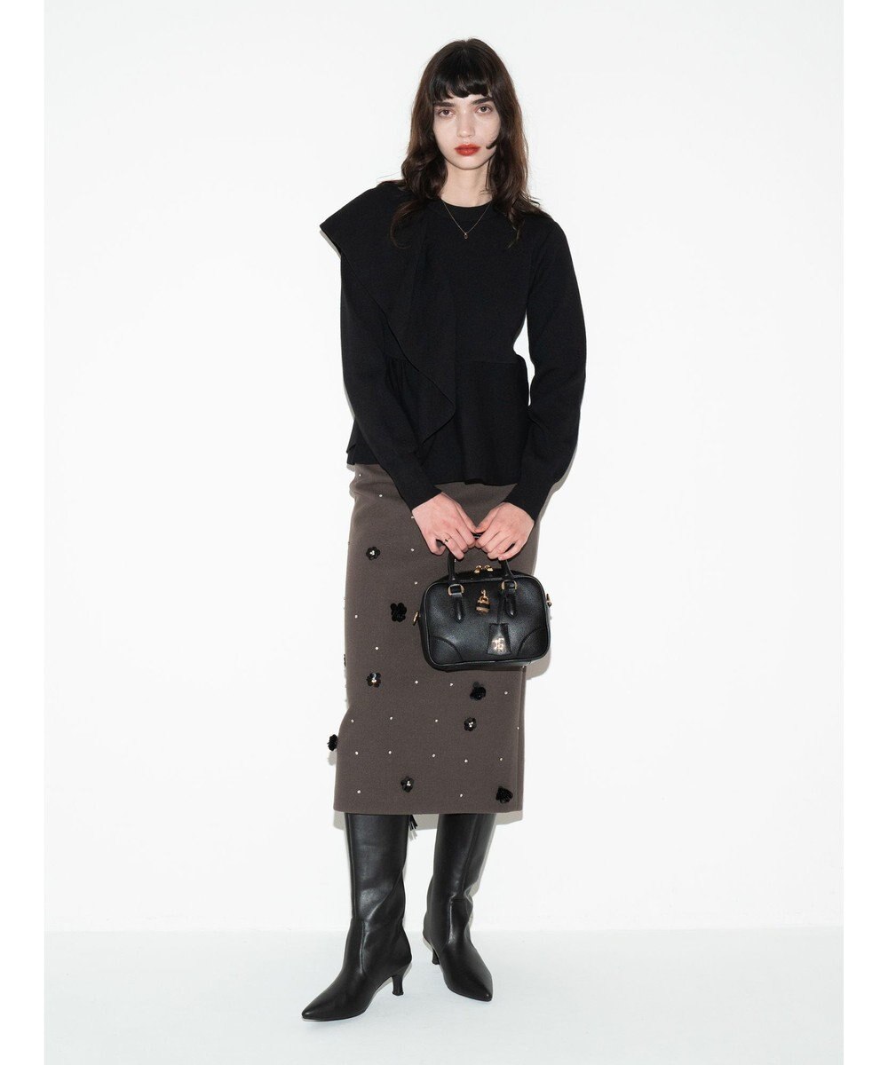 Te chichi アシンメトリーフリルニット《2025winter catalog item》 