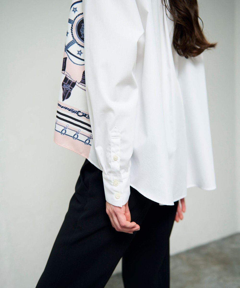 GRACE CONTINENTAL マリンスカーフコンビシャツ 