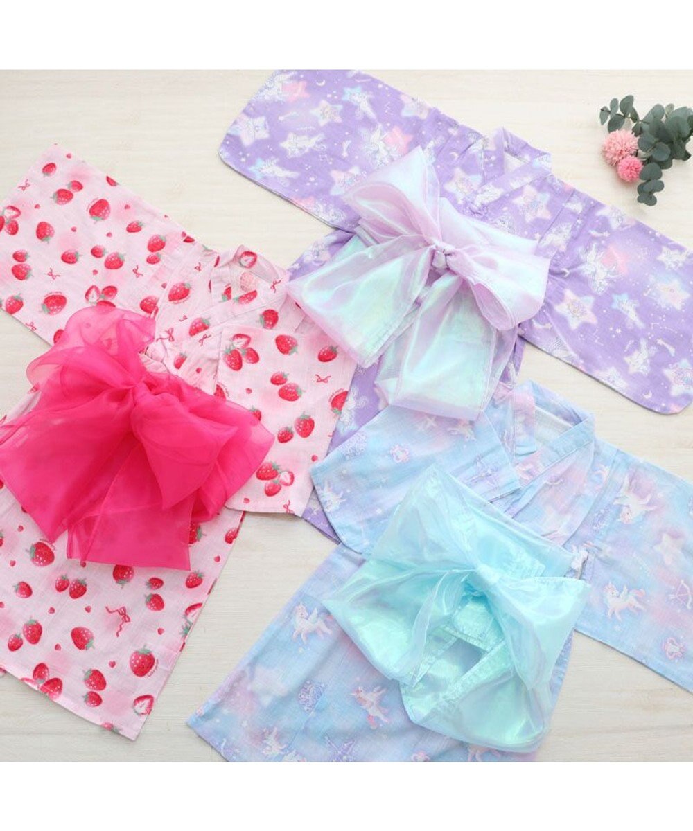 Mother garden マザーガーデン 2024 ワンピース 浴衣 《ユニコーン 星空柄》 100/110/120/130/140 